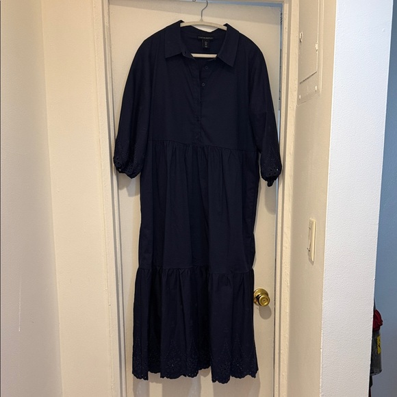 Cynthia Rowley Dresses & Skirts - Cynthia Rowley Dark Blue Long Sleeve Dress